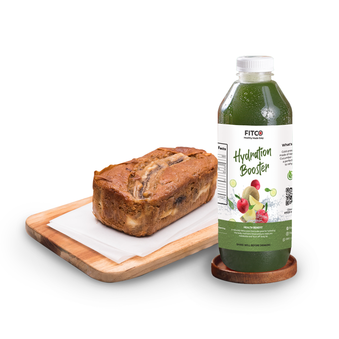 BUNDLE CHOCO CREAM CHEESE BANANA BREAD HYDRATION BOOSTER 1L FITCO